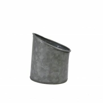 Chef Inox Coney Island Galvanised Pot Slant 105X115mm-78615