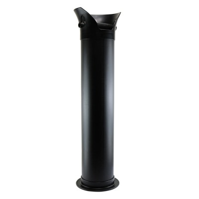 Coffee-Knock-Tube-850mm-Black-with-Removable-Top-Free-Standing-THUMPA860