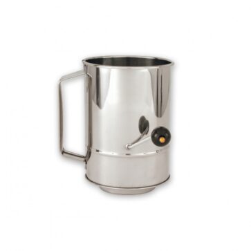 Sifter Stainless Steel 8-Cup Crank Rotary