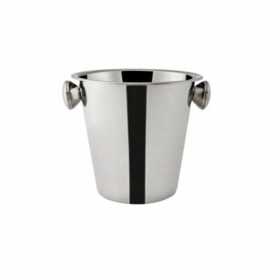 Wine-Bucket-Stainless-Steel-Mirror-Polished-with-Knobs-200mmH-x-205mmD-70894