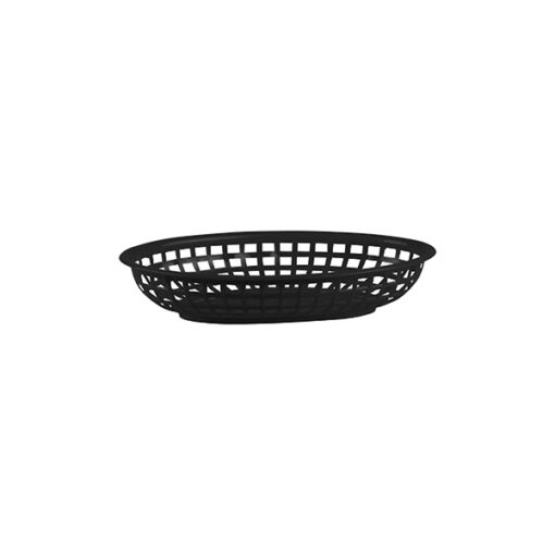 Bread-Basket-Oval-Polypropylene-Black-240x150x50mm