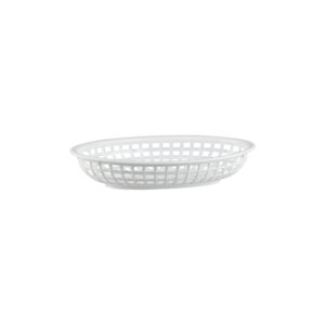 Bread-Basket-Oval-Polypropylene-White-240x150x50mm