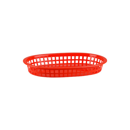 Bread-Basket-Rectangular-Polypropylene-Red-270x180x40mm