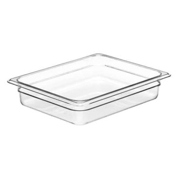 Polycarb Food Pan 1/2 Size GN 65mm Clear