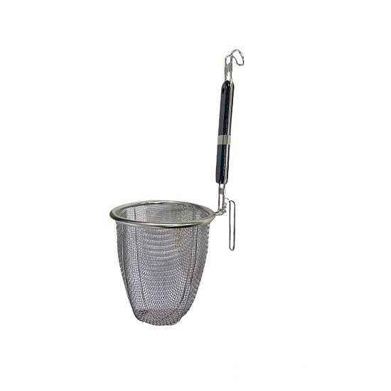 Noodle Basket / Strainer Stainless Steel w/Wood handle Hospitality
